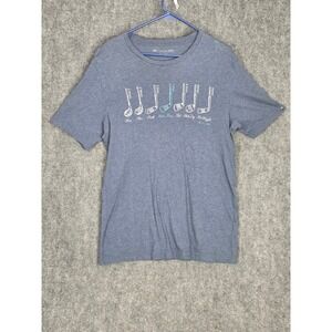 Travis Mathew Mens Golf T Shirt‎ Medium Gray Golf Clubs Graphic Tee Athleisure
